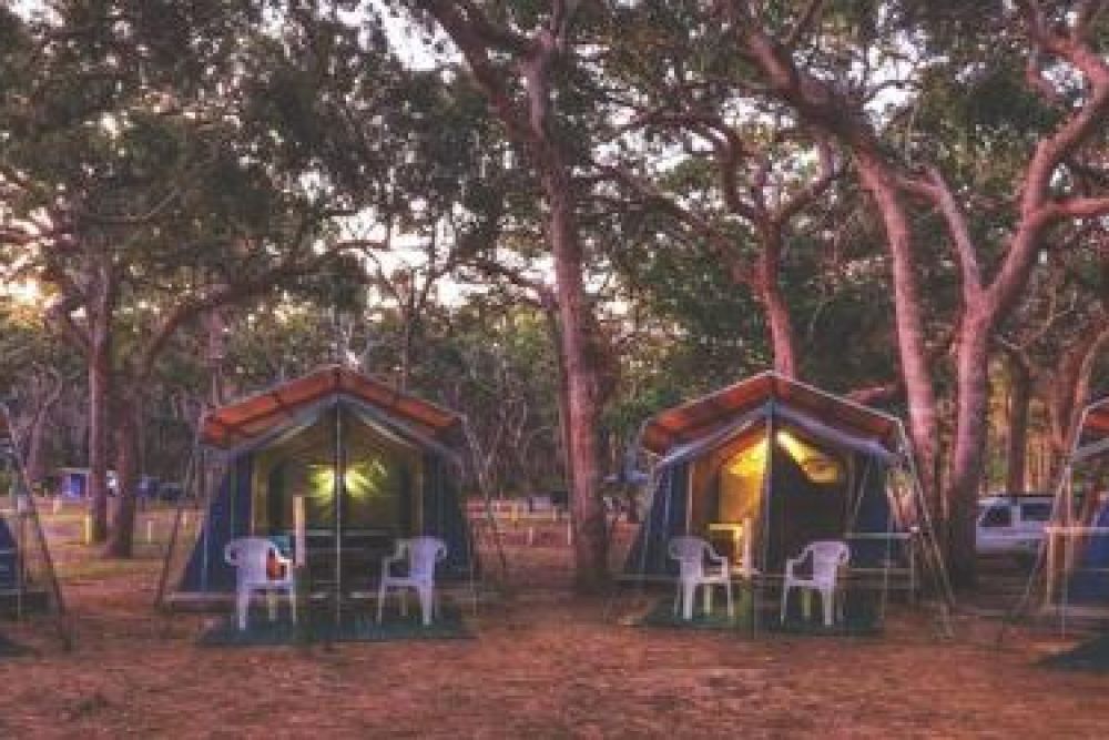 safari tents fraser island